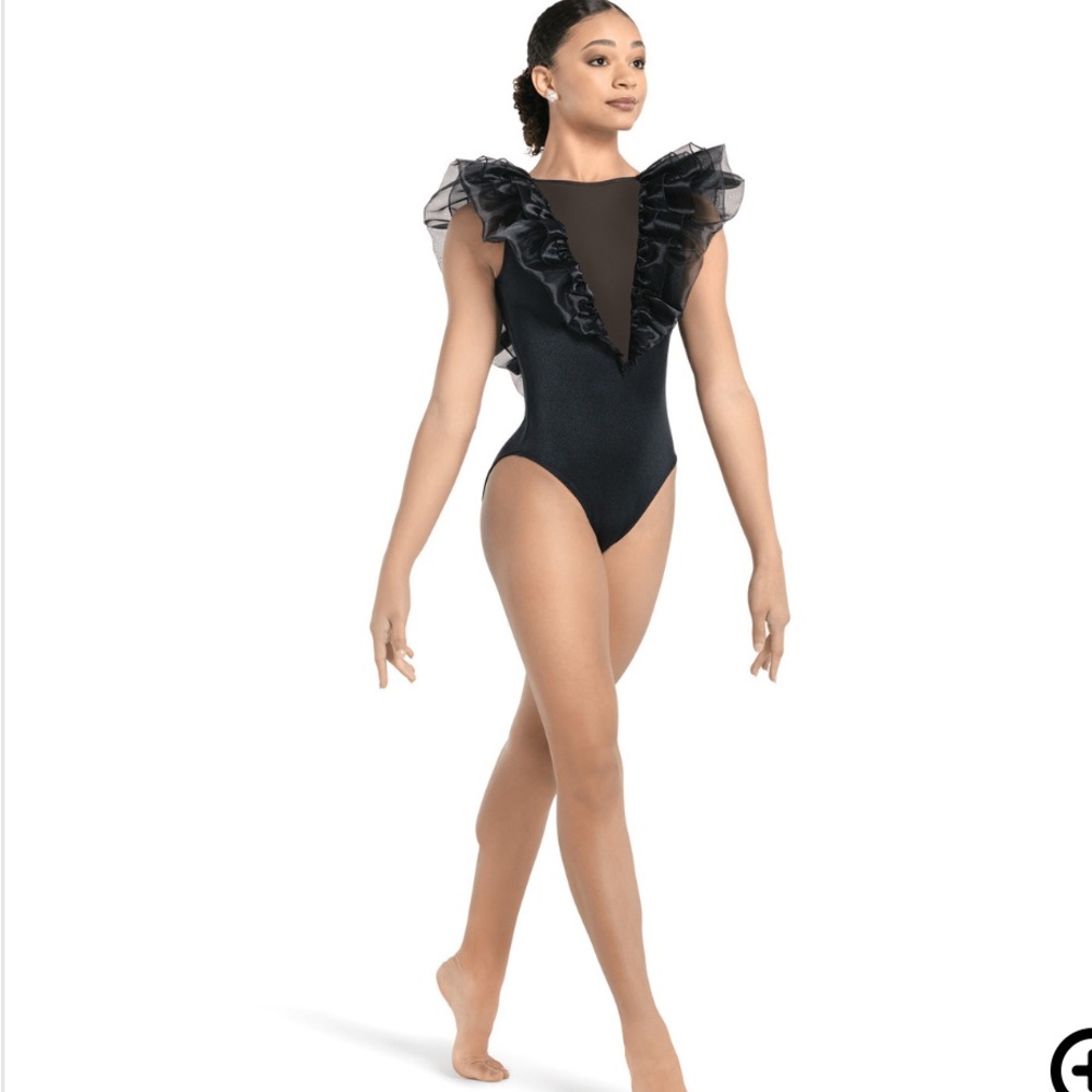 10th House by Revolution Black Leotard Dance Costume LC & SA EXPEDITION